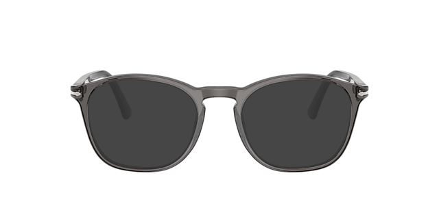 PO3007VM Transparent Grey AcetateEyeglass Frames for Glasses Direct, with Tinted Lenses