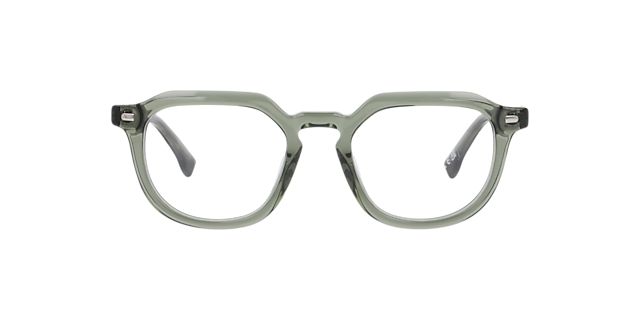 Malachi Crystal Green AcetateEyeglass Frames for Glasses Direct, Front View