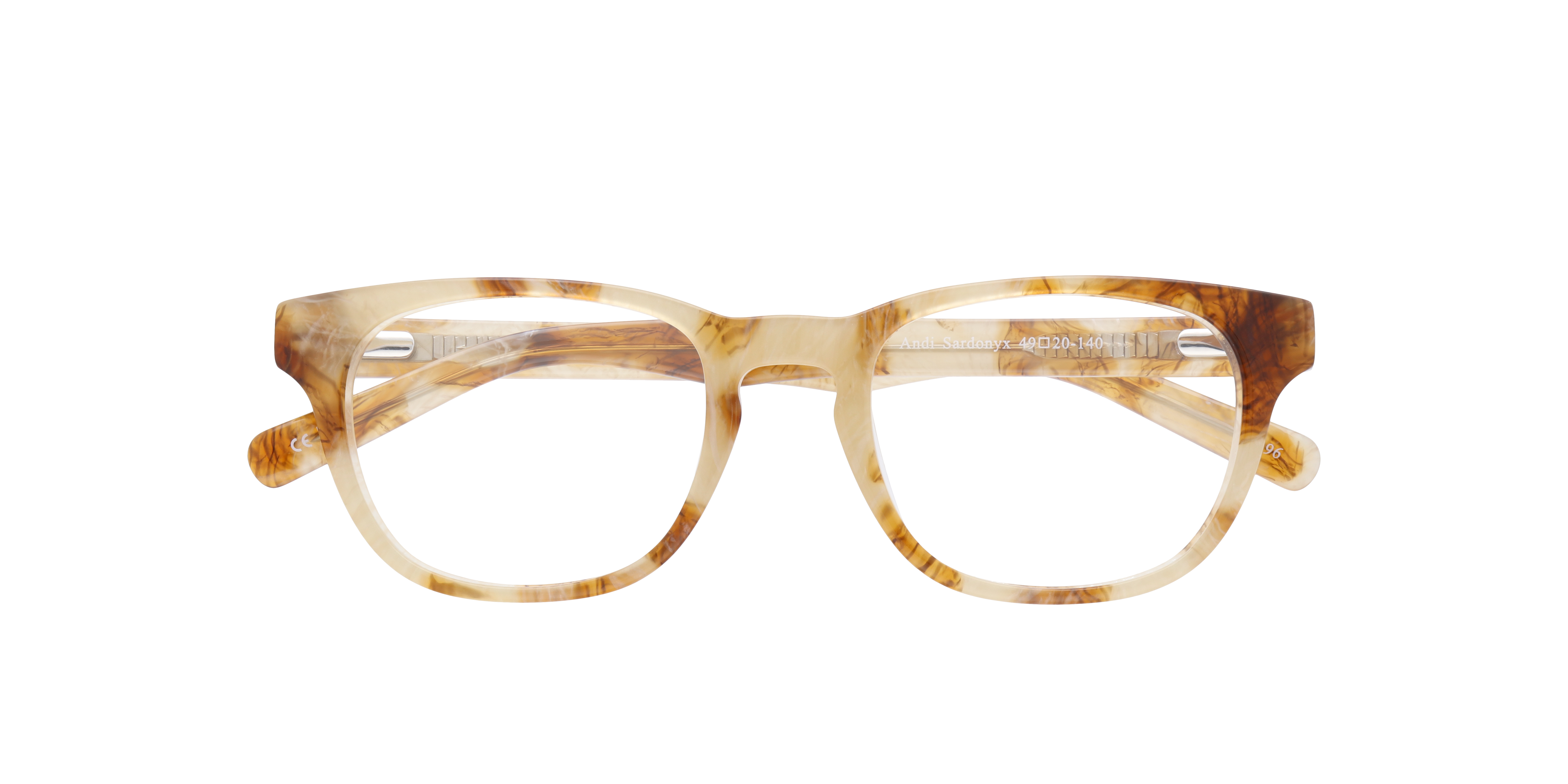 Andi Sardonyx AcetateEyeglass Frames for Glasses Direct, Closed View