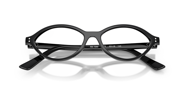 RB7265 Black PlasticEyeglass Frames for Glasses Direct, Closed View