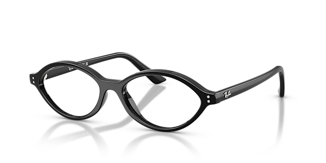 RB7265 Black PlasticEyeglass Frames for Glasses Direct, Angle View