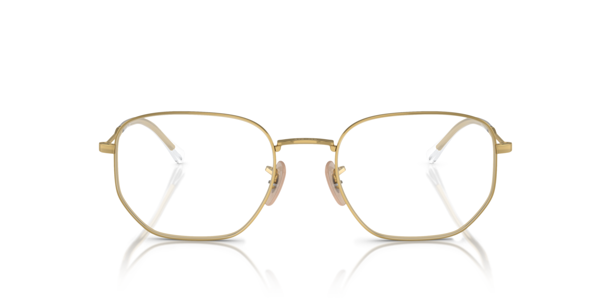 Ray-Ban Unisex Arista Gold,Gunmetal Arista Gold Irregular Metal Eyeglasses Online - Full Rim - Rb6496 Large