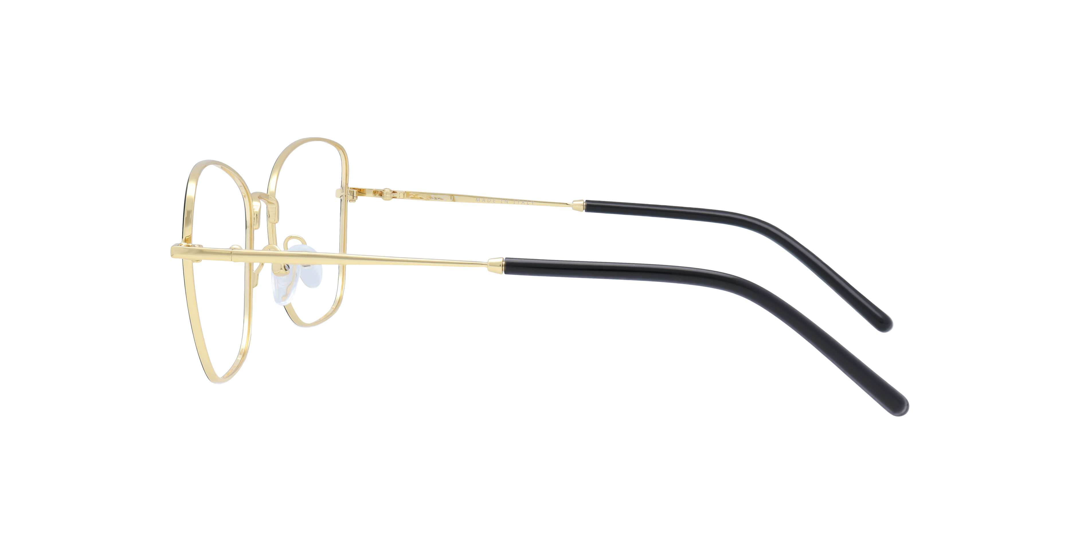 Roma Black MetalEyeglass Frames for Glasses Direct, Side View