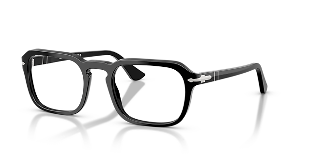 PO3390V Black AcetateEyeglass Frames for Glasses Direct, Angle View