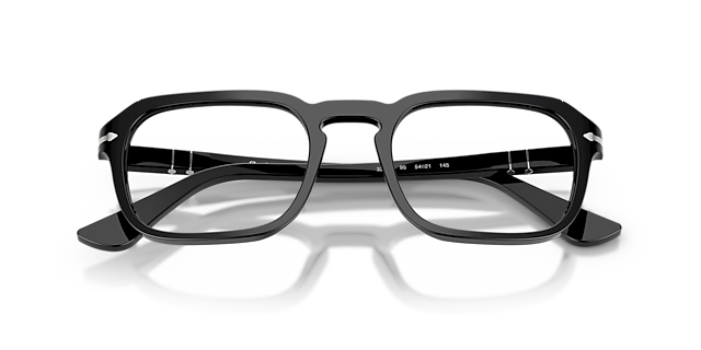 PO3390V Black AcetateEyeglass Frames for Glasses Direct, Closed View