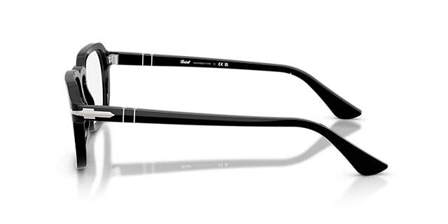 PO3390V Black AcetateEyeglass Frames for Glasses Direct, Side View