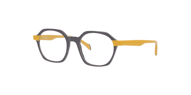Mateo Grey AcetateEyeglass Frames for Glasses Direct, Angle View