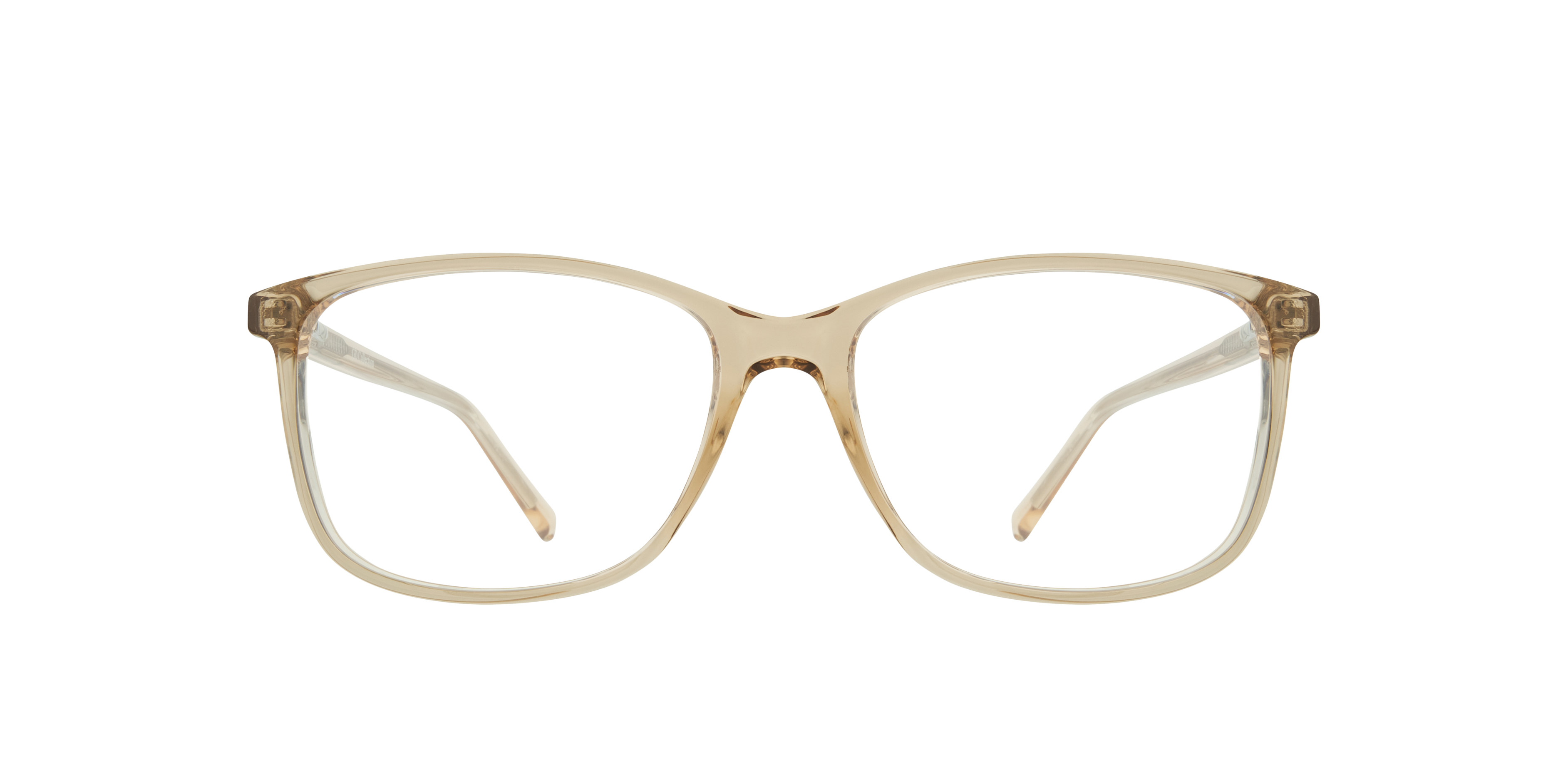 Jax Crystal Nude PlasticEyeglass Frames for Glasses Direct, Front View