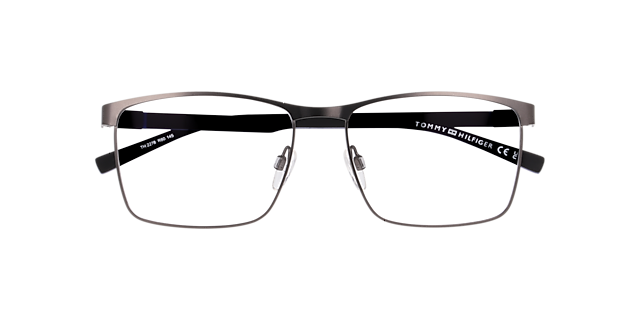 TH 2278 Silver Black MetalEyeglass Frames for Glasses Direct, Closed View
