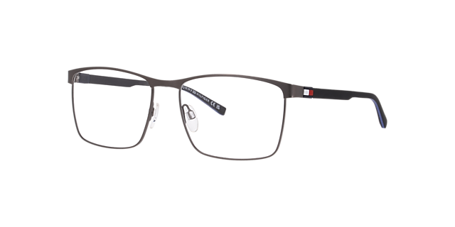 TH 2278 Silver Black MetalEyeglass Frames for Glasses Direct, Angle View