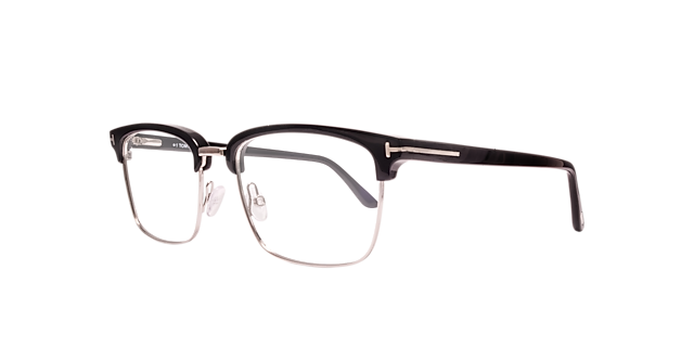 FT5504 Black AcetateEyeglass Frames for Glasses Direct, Angle View