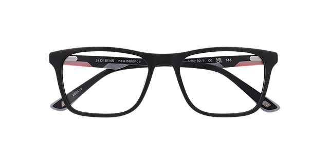 Nb4182 Black AcetateEyeglass Frames for Glasses Direct, Closed View