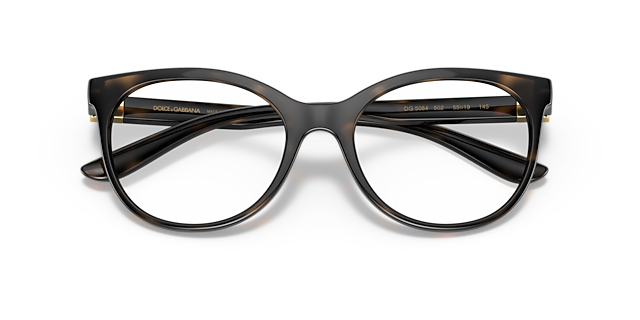 DG5084 Havana PlasticEyeglass Frames for Glasses Direct, Closed View