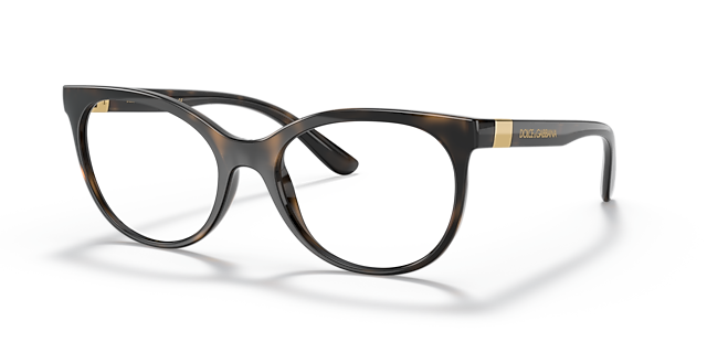DG5084 Havana PlasticEyeglass Frames for Glasses Direct, Angle View