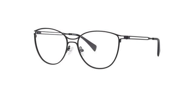 Marine Black MetalEyeglass Frames for Glasses Direct, Angle View