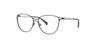 Marine Black MetalEyeglass Frames for Glasses Direct, Angle View