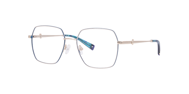 Cumai Gold MetalEyeglass Frames for Glasses Direct, Angle View