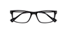 Bsbroadway Black AcetateEyeglass Frames for Glasses Direct, Closed View