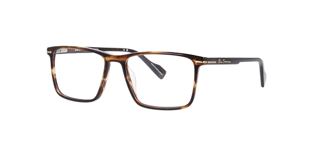 Bshigh Brown AcetateEyeglass Frames for Glasses Direct, Angle View