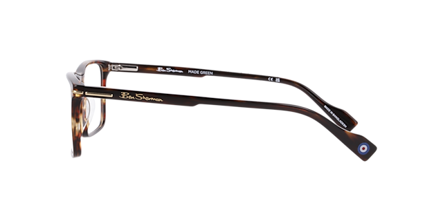 Bshigh Brown AcetateEyeglass Frames for Glasses Direct, Side View