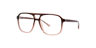 Max Gradient Brown PlasticEyeglass Frames for Glasses Direct, Angle View