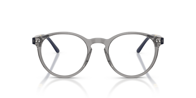 PH2297 Shiny Transparent Grey AcetateEyeglass Frames for Glasses Direct, Front View