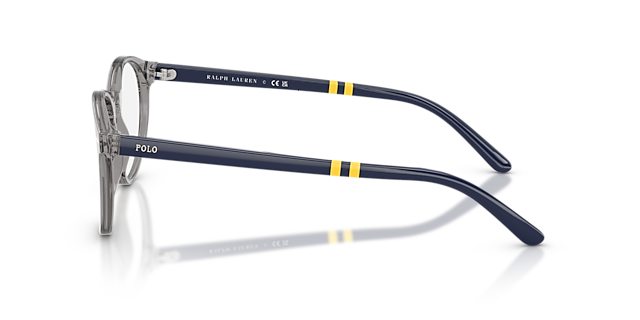 PH2297 Shiny Transparent Grey AcetateEyeglass Frames for Glasses Direct, Side View