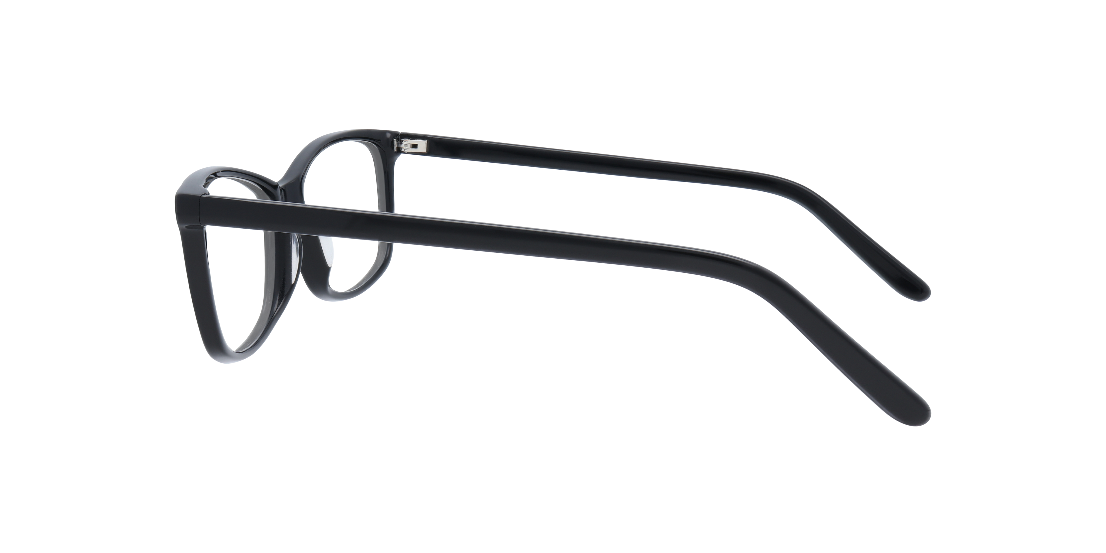 Ella Black AcetateEyeglass Frames for Glasses Direct, Side View