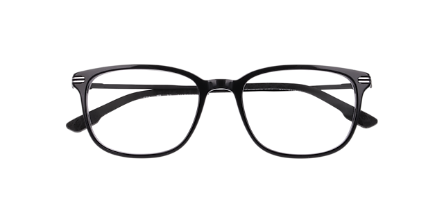 Nb4201 Black AcetateEyeglass Frames for Glasses Direct, Closed View