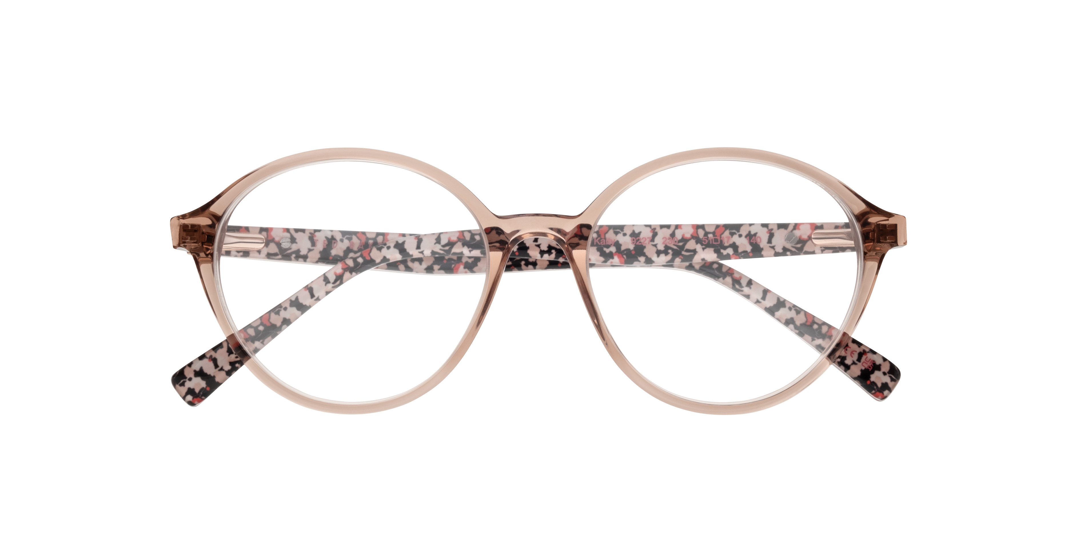 TB9227 Brown Shiny AcetateEyeglass Frames for Glasses Direct, Closed View
