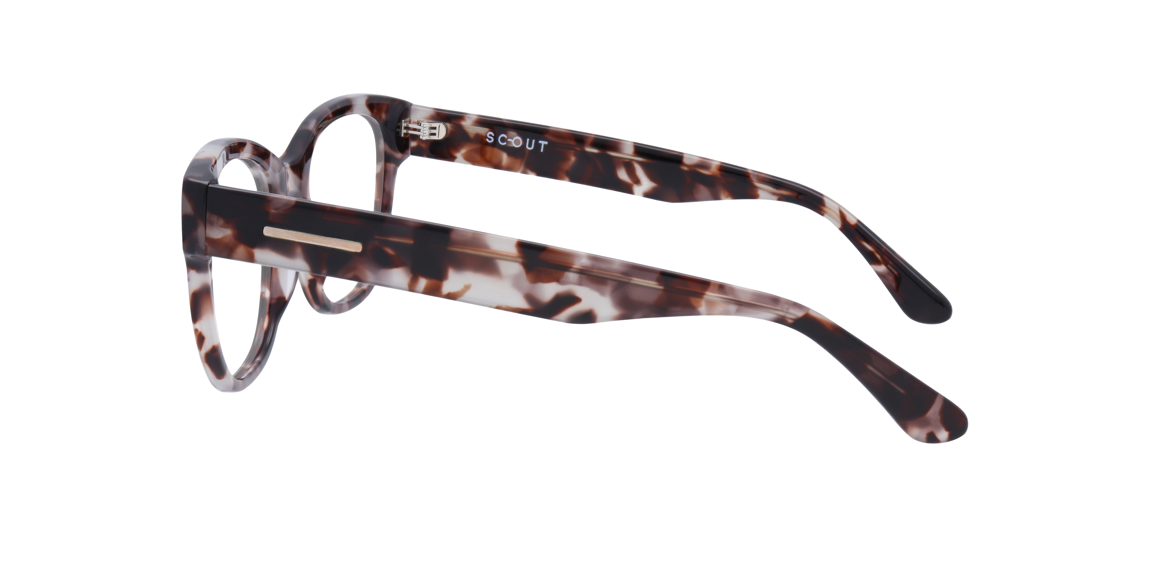 Gabriella Light Pink Havana AcetateEyeglass Frames for Glasses Direct, Side View