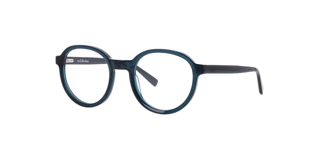 Marley Crystal Dark Blue AcetateEyeglass Frames for Glasses Direct, Angle View