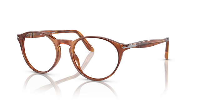 PO3092V Terra Di Siena AcetateEyeglass Frames for Glasses Direct, Angle View