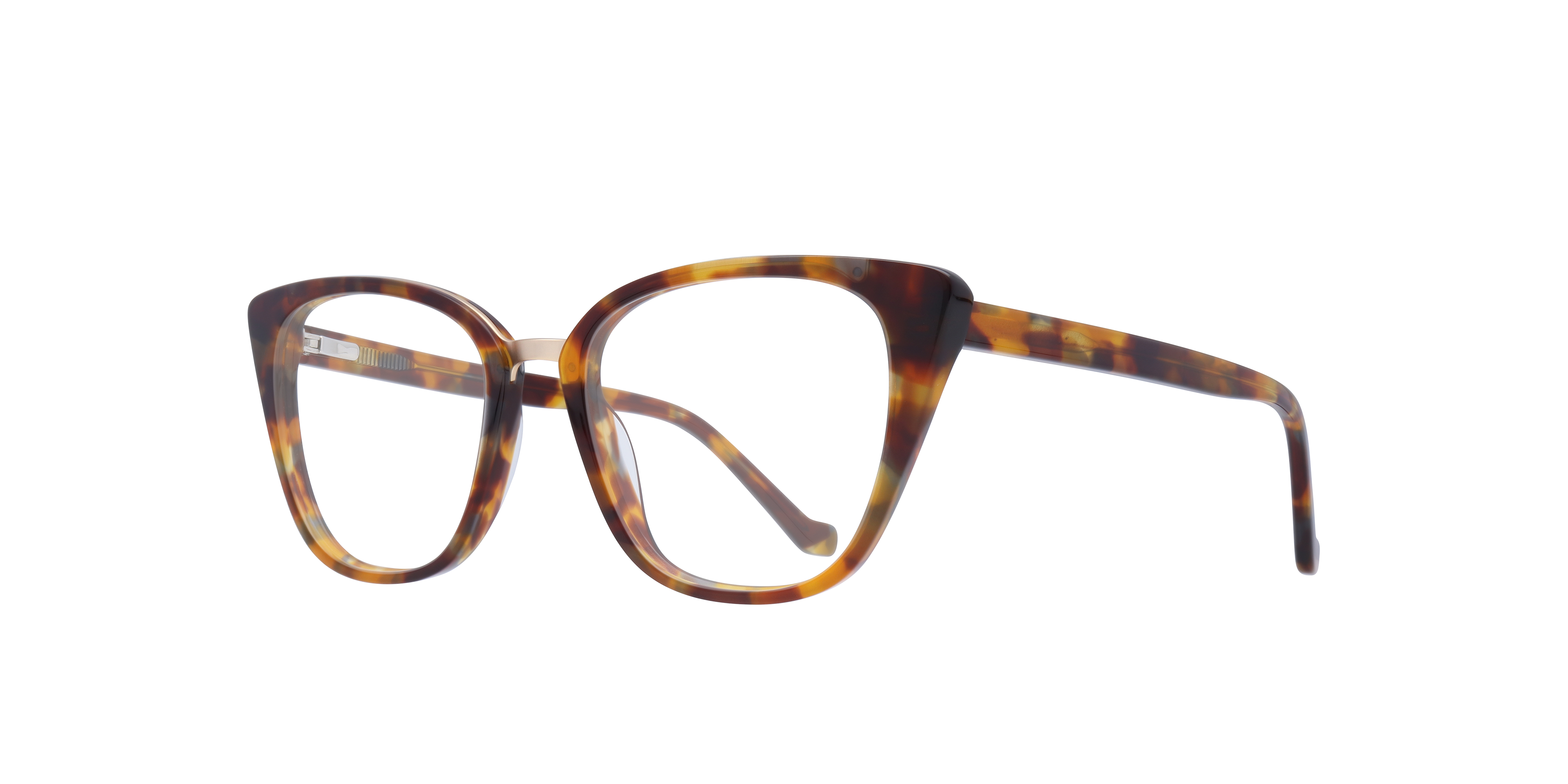 Faith Havana AcetateEyeglass Frames for Glasses Direct, Angle View