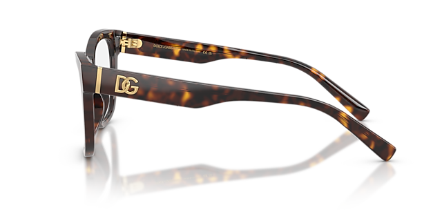 DG3430 Havana AcetateEyeglass Frames for Glasses Direct, Side View