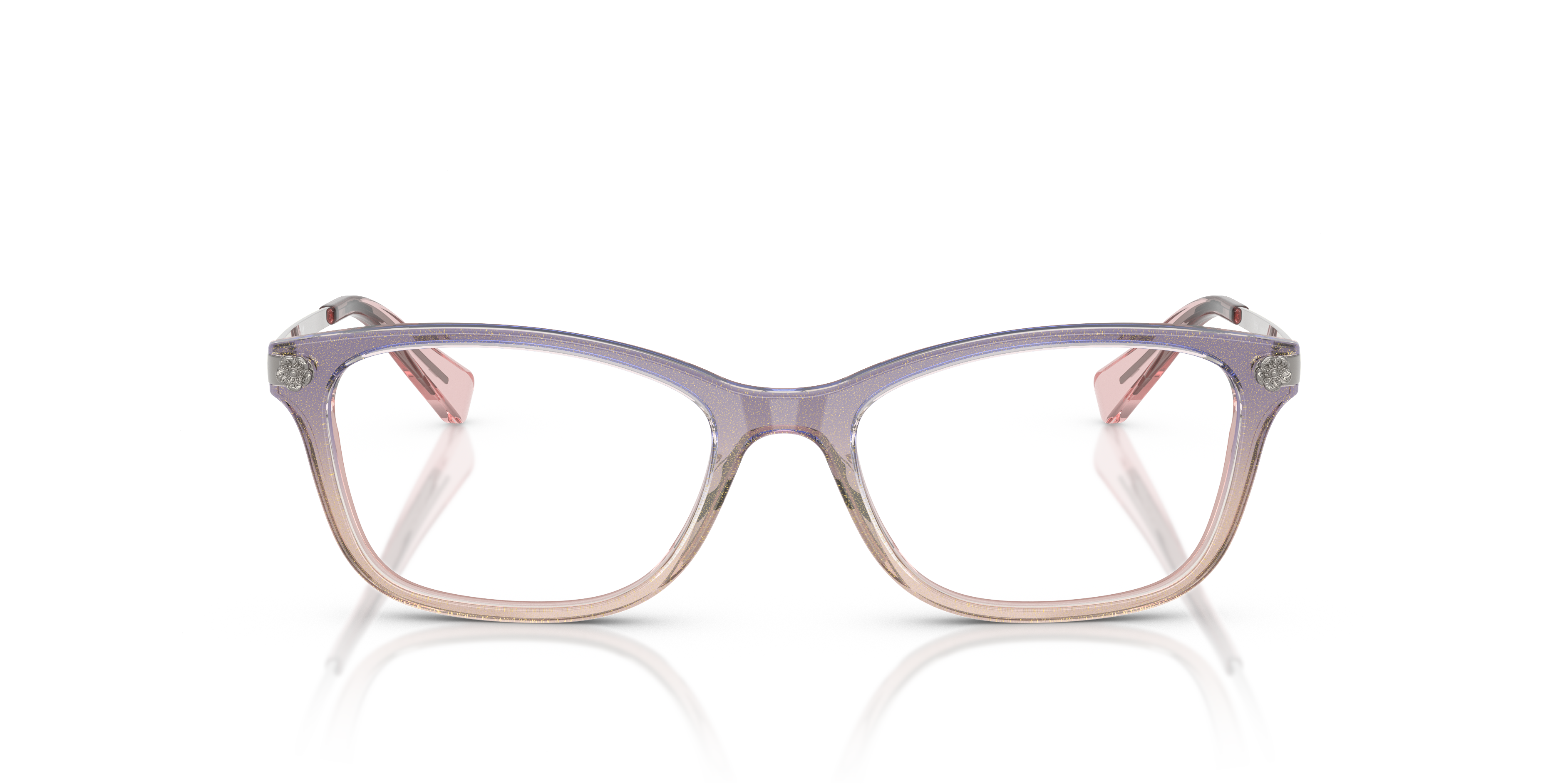 HC6142 Violet Pink Glitter Gradient AcetateEyeglass Frames for Glasses Direct, Front View