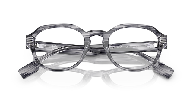 BE2386 Grey AcetateEyeglass Frames for Glasses Direct, Closed View