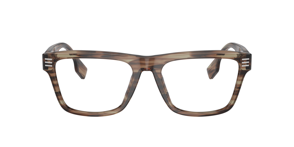 Burberry Men's Green Square Acetate Eyeglasses Online - Full Rim - Be2387