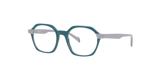 Mateo Green AcetateEyeglass Frames for Glasses Direct, Angle View