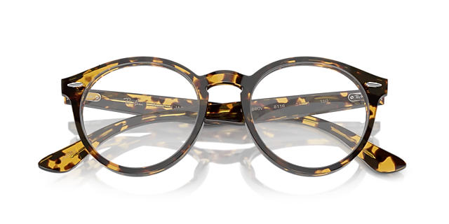 RB7680V Yellow Havana AcetateEyeglass Frames for Glasses Direct, Closed View