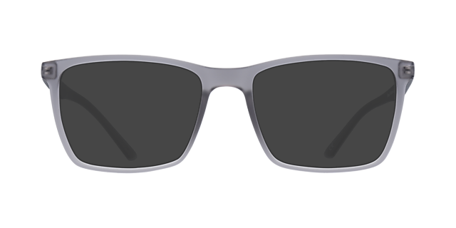 Brad Matte Light Grey PlasticEyeglass Frames for Glasses Direct, with Tinted Lenses