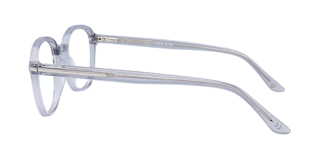 Finchley Crystal Grey AcetateEyeglass Frames for Glasses Direct, Side View