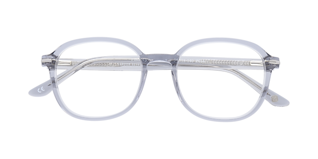 Finchley Crystal Grey AcetateEyeglass Frames for Glasses Direct, Closed View