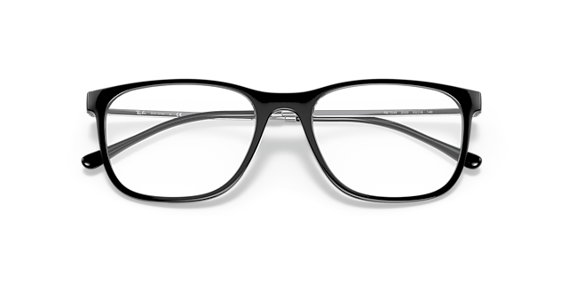RB7244 Black PlasticEyeglass Frames for Glasses Direct, Closed View