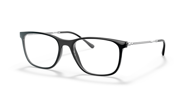 RB7244 Black PlasticEyeglass Frames for Glasses Direct, Angle View