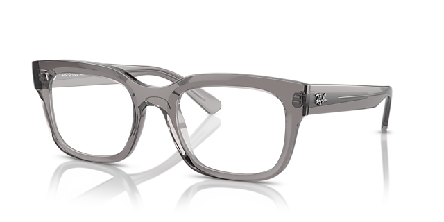 RB7217 Transparent Grey PlasticEyeglass Frames for Glasses Direct, Angle View