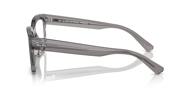 RB7217 Transparent Grey PlasticEyeglass Frames for Glasses Direct, Side View