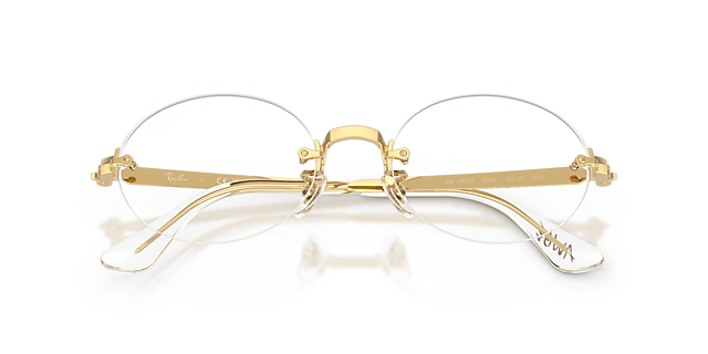 RB3929V Arista Gold MetalEyeglass Frames for Glasses Direct, Closed View