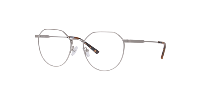 Morgan Silver MetalEyeglass Frames for Glasses Direct, Angle View