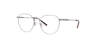 Morgan Silver MetalEyeglass Frames for Glasses Direct, Angle View